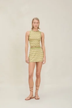 Outlet - Lata Top - Pistachio Coverups