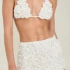 Sale - Leena Skirt - Off-White Texture Coverups