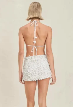 Sale - Leena Skirt - Off-White Texture Coverups