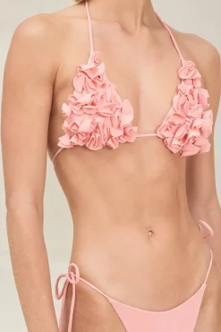 Outlet - Lilah Top - Peach Bikini