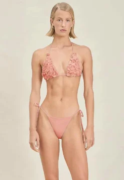 Outlet - Lilah Top - Peach Bikini