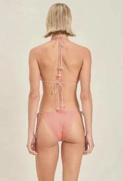 Outlet - Lilah Top - Peach Bikini