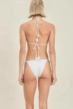 Online - Lio Bottom - Off-White Texture Bikini