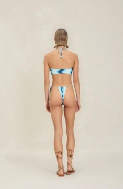 Outlet - Louisa Top - Aqua Bikini