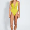 New - Paris Full Piece - Citron Texture One Piece