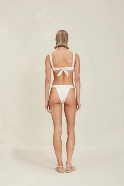 Discount - Pia Bottom - White Tweed Bikini