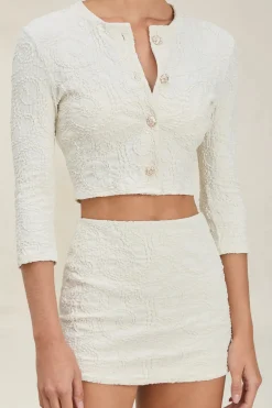 Clearance - Sasha Jacket - Coconut Swirl Coverups