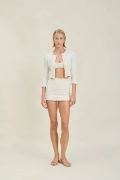 Clearance - Sasha Jacket - Coconut Swirl Coverups