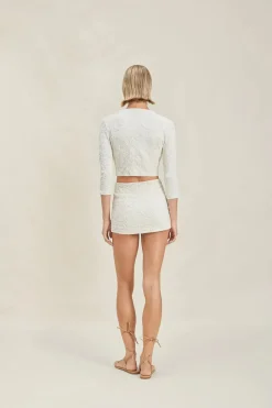 Clearance - Sasha Jacket - Coconut Swirl Coverups