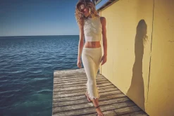 New - Shelli Top - Natural Crop Tops