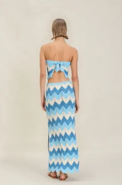 Outlet - Somi Top - Aqua Crop Tops