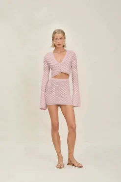 Sale - Vittoria Cropped Cardigan - Rosette Coverups | Sweaters & Knits