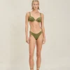 Outlet - Winslow Top - Olive Bikini