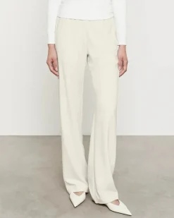 Fashion - Crepe Everywhere Pant - Cream Pants