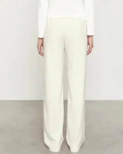 Fashion - Crepe Everywhere Pant - Cream Pants