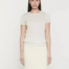 New - Lame Knitted Sweater - Champagne Sweaters & Knits