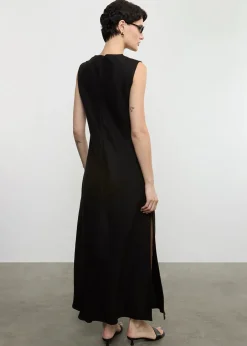 Sale - Linen Bias Sheath Dress - Multiple Colors Midi | Midi Dresses