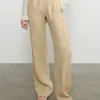 Outlet - Linen Everywhere Pant - Blonde Pants