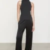 New - Liquid Jersey Resort Pant - Black Pants