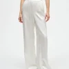 New - Satin Wide Leg Pant - Cloud Pants