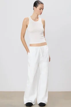 Discount - Franco Cargo Pant - White Pants