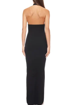Hot - Halter Maxi Dress - Black Dresses | Long Dresses