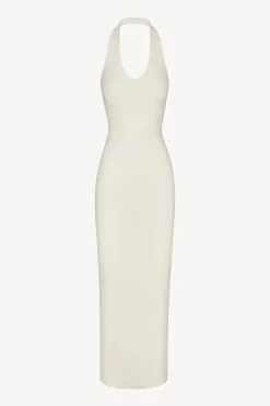 Outlet - Halter Maxi Dress - Cream Dresses | Long Dresses