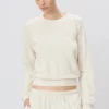 Clearance - Shrunken Raglan Sweatshirt - Bone Sweaters & Knits