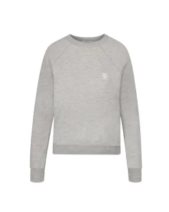 Outlet - Shrunken Raglan Sweatshirt - Heather Grey Sweaters & Knits