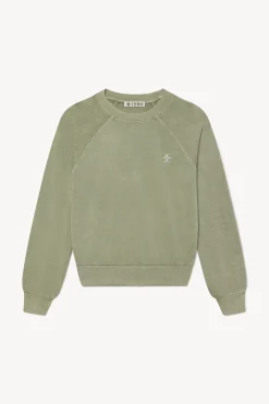 Best - Shrunken Raglan Sweatshirt - Sage Sweaters & Knits