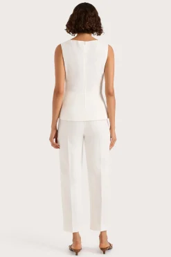 Outlet - Claudine Pant - White Pants