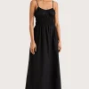 Clearance - Marianne Midi Dress - Black Midi | Midi Dresses