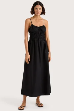 Clearance - Marianne Midi Dress - Black Midi | Midi Dresses