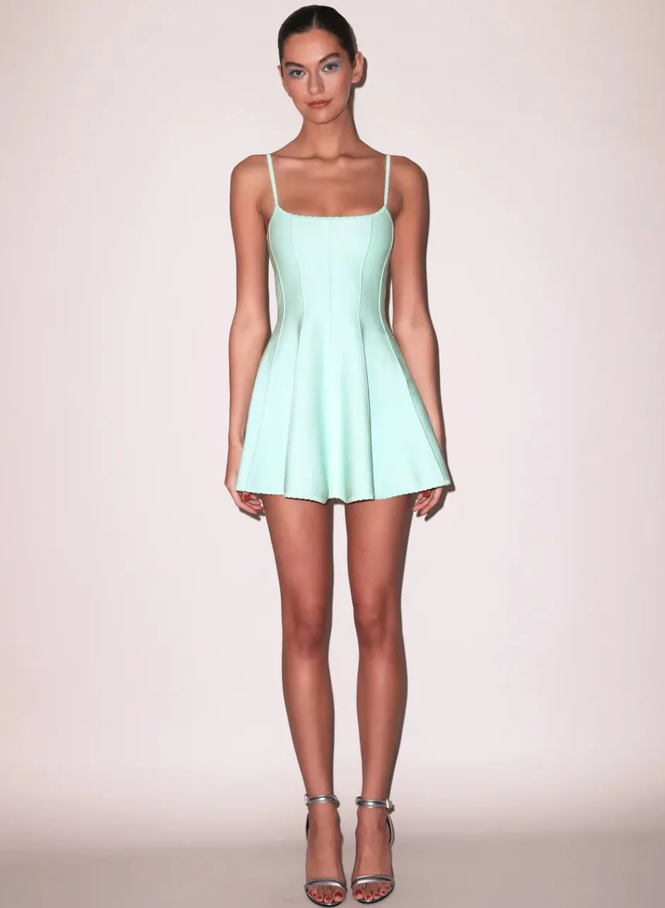 Online - Flared Corset Dress - Mint Flare | Mini Dresses