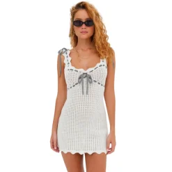 Best - Becka Mini Dress - Cream Black Dresses | Mini Dresses