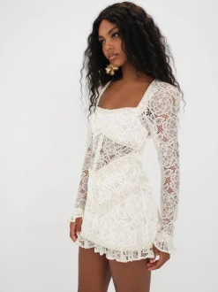 Best - Cleo Mini Dress - Ivory Dresses | Mini Dresses