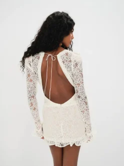 Best - Cleo Mini Dress - Ivory Dresses | Mini Dresses
