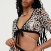 Discount - Sofia Crop Top - Black Crop Tops
