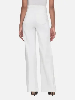 Sale - Braided Waistband Wide Leg - Au Natural Clean Flare | High-Rise