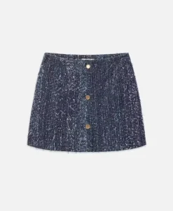 Best - Denim Boucle Skirt in Magic - Magic Mini Skirts