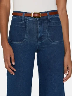 Hot - Le Slim Palazzo Modernist Pocket - Loner High-Rise | Denim