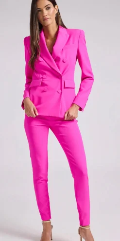 Best - Arielle Crepe Blazer - Magenta Blazers