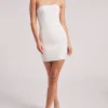 Hot - Joelle Crystal Dress - White Dresses | Mini Dresses