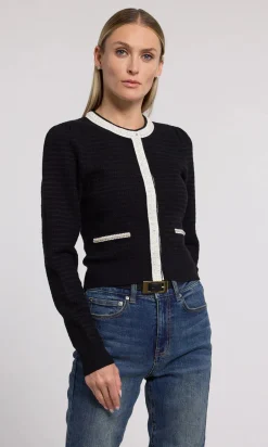 Best - Leonora Cardigan - Black Sweaters & Knits