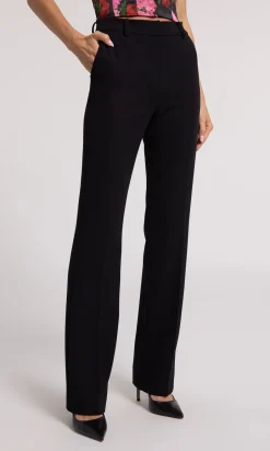 Outlet - Lynette Crepe Pants - Black Pants