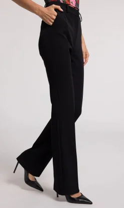 Outlet - Lynette Crepe Pants - Black Pants