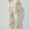 Outlet - Nikki Pajama Set - Marigold Bloom White Intimates