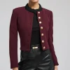 Hot - Olempia Crepe Blazer - Malbec Blazers
