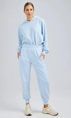 Fashion - Renae Crystal Hoodie - Opal Sweaters & Knits