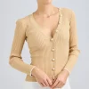 Fashion - Renata Cardigan - Beach/White Sweaters & Knits